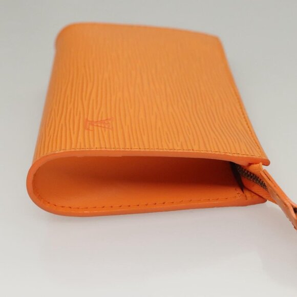 LOUIS VUITTON Epi Pouch Orange Mandarin LV Auth 115631 - Picture 6 of 16